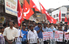 CPI (M) protests against pathetic condition of Market Road
